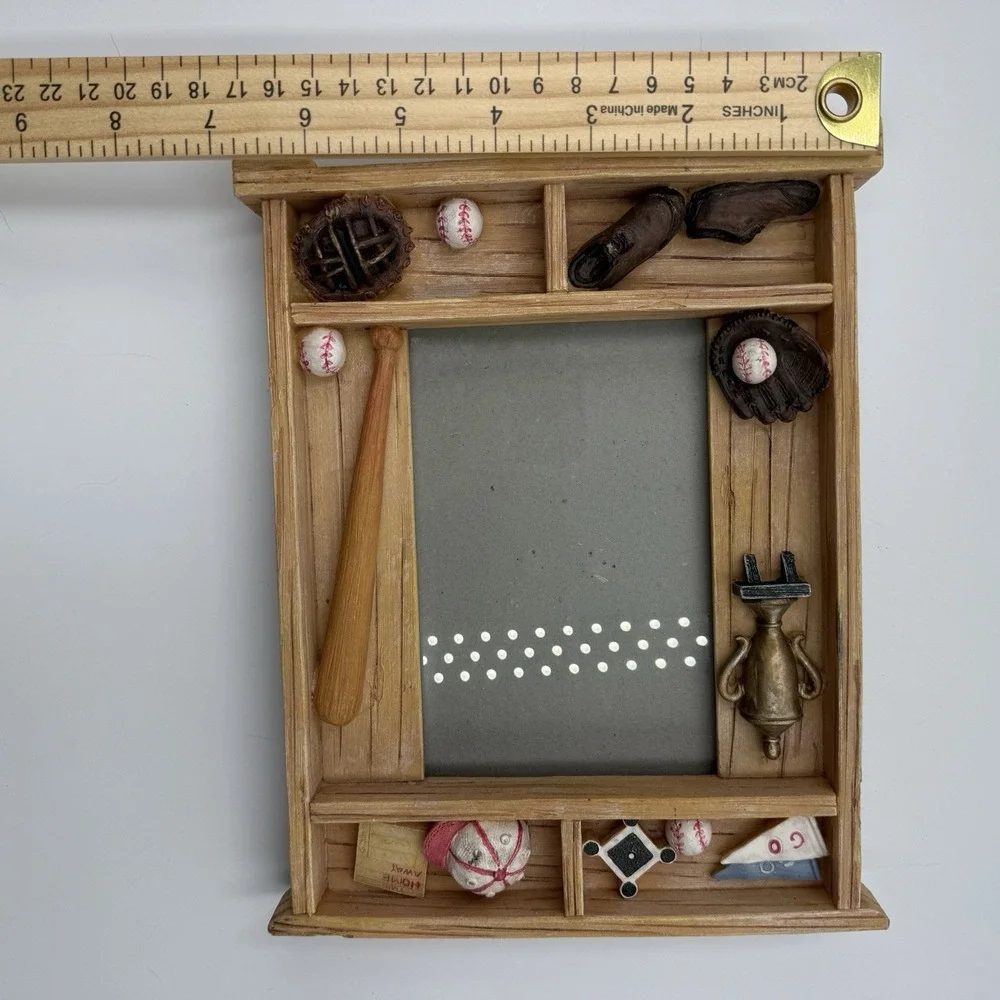 Prinz Baseball Picture Frame For 4x6 Photo Sports Ball Glove Home Decor Memories